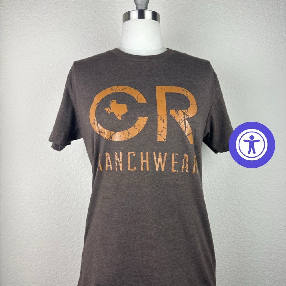 Unisex Brown CR Ranchwear T-Shirt
